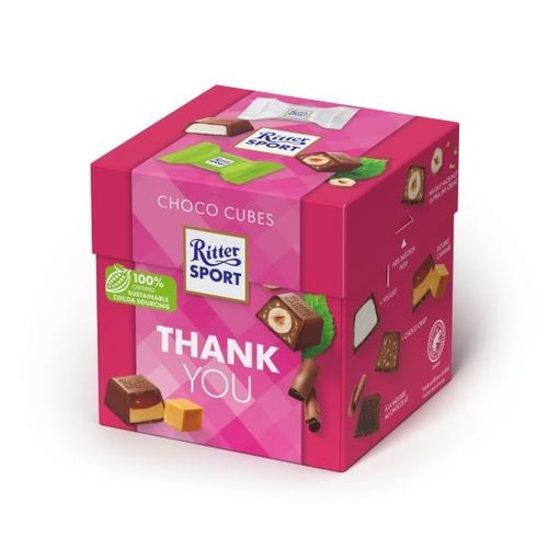 Ritter Sport - Choco Cubes Thank You 176 Gram