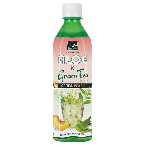 Tropical Aloe Vera - Green Tea Peach 500ml