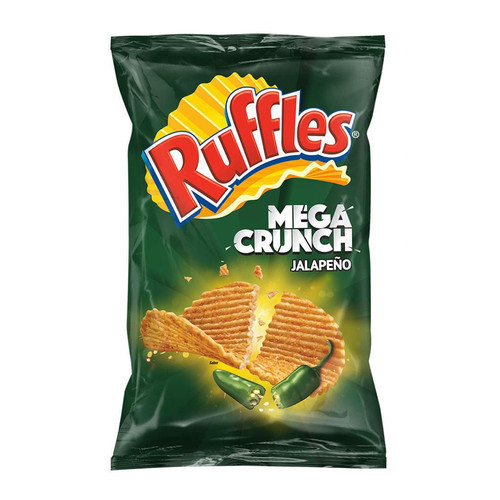 Ruffles - Mega Crunch Jalapeno 48 Gram