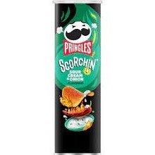 Pringles - Scorchin Sour Cream & Onion 156 Gram