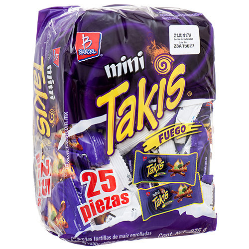 Takis -Fuego Mini 35 Gram 25 Stuks