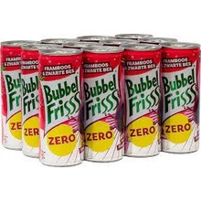Bubbel Fris - Raspberry Black Currant 250ml 12 Blikjes