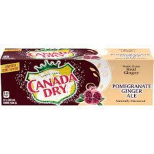 Canada Dry - Pomegranate Ginger Ale 355ml 12 Blikjes