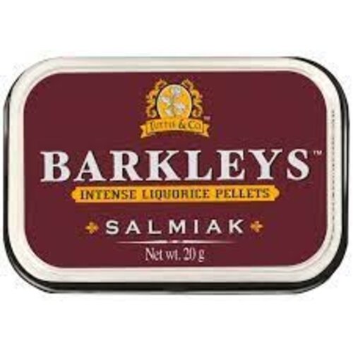 Barkleys - Liquorice Pellets Salmiak 20 Gram Barkleys - Liquorice Pellets Salmiak 20 Gram