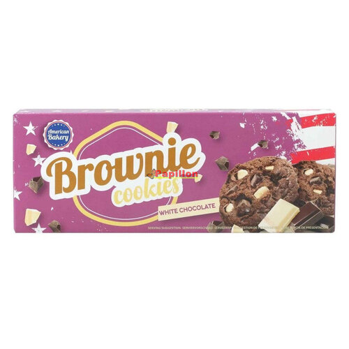 American Bakery -  Brownie Cookies White Chocolate 106 Gram