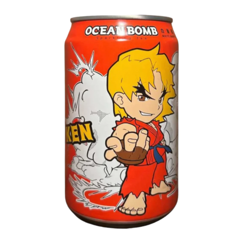 Ocean Bomb - x Street Fighter Grape Sparkling Tea 330ml