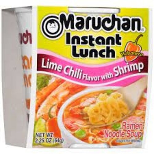 Maruchan - Instant Lunch - Lime With Shrimp Noodles 64 Gram