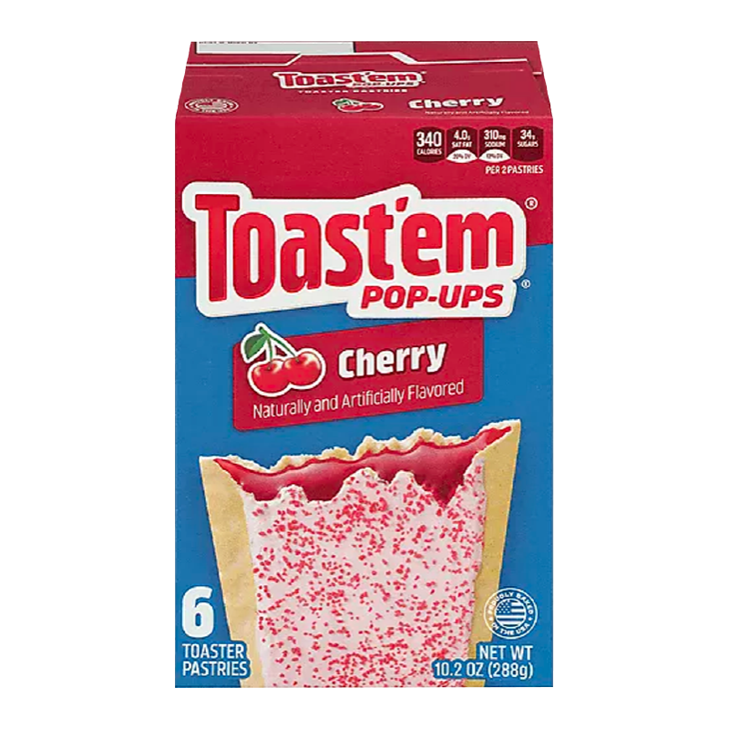 Toast'em POP-UPS Toast'em POP-UPS - Frosted Cherry Toaster Pastries 288 Gram