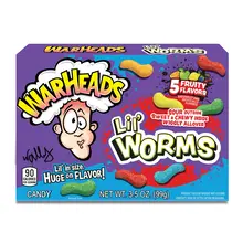 Warheads - Lil Worms Theater Box 99 Gram