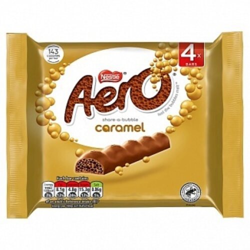 Nestle - Aero Chocolate Caramel 4 Pack 108 Gram