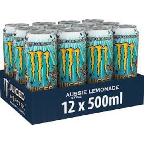 Monster Energy - Juiced Aussie Lemonade 500ml 12 Blikjes