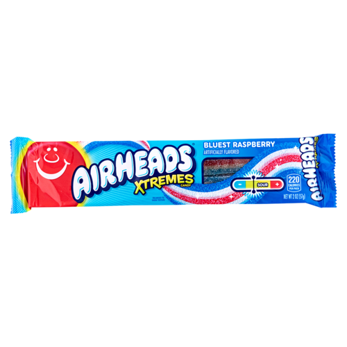 Airheads - X-Tremes Sour Raspberry Belts 57 Gram