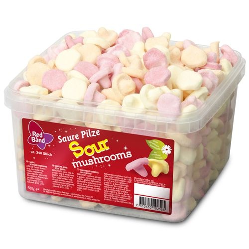 Red Band Red Band - Sour Mushrooms 680 Gram