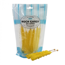 Espeez Banana Rock Candy on a Stick 8-Pack 184,1 Gram