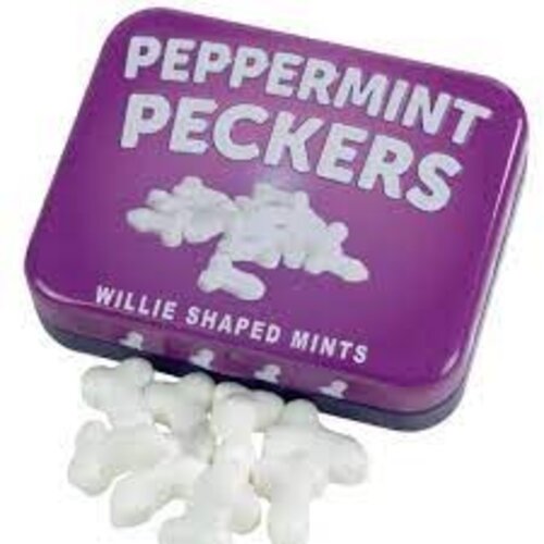 Peppermint Peckers Willie Shaped Mints 30 Gram