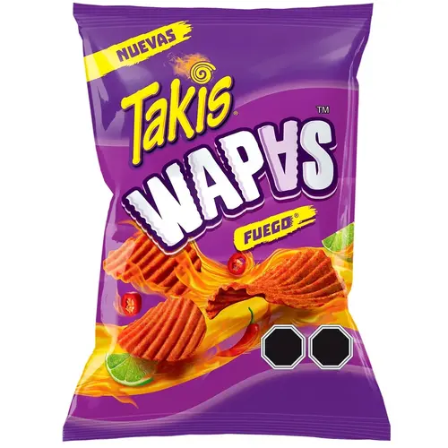 Takis - Waves Fuego 80 Gram 12 Stuks