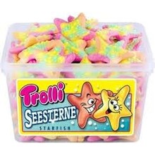 Trolli - Zeesterren 75 Stuks 975 Gram