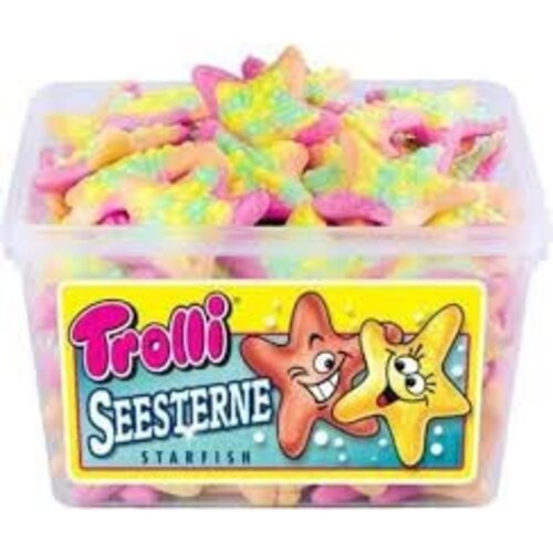 Trolli - Zeesterren 75 Stuks 975 Gram