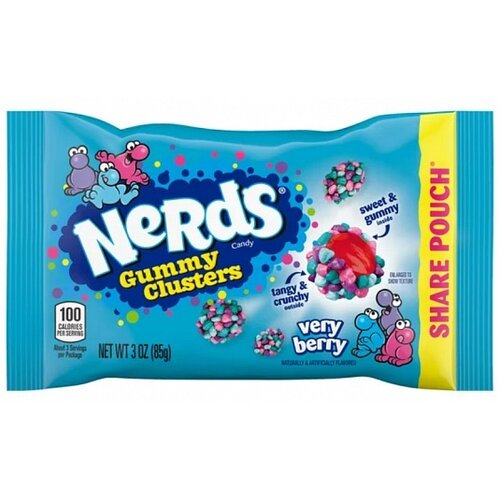 Nerds - Gummy Clusters Very Berry 85 Gram