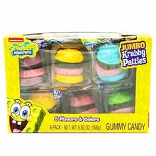 Krabby Patties Jumbo Box 6-Pack 168 Gram