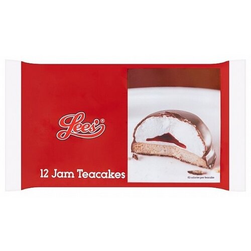 Lees - Jam Teacakes 12-Pack 220 Gram