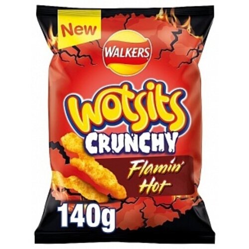 Walkers - Wotsits Crunchy Flamin Hot 140 Gram