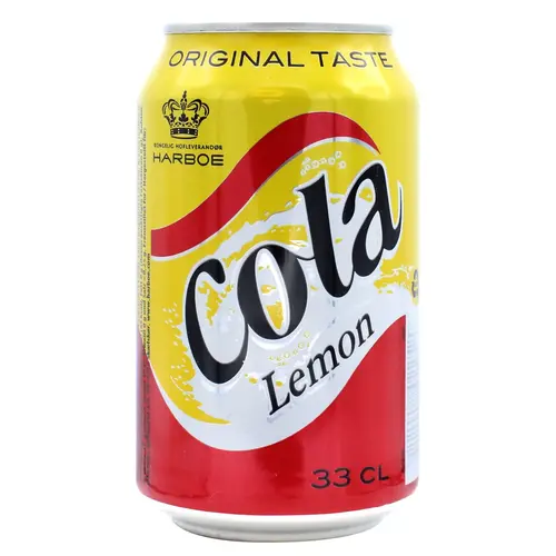 Harboe - Cola Lemon 330ml 24 Blikjes