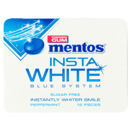 Mentos - Insta White Blue System 12 Stuks