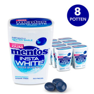 Mentos - Insta White Blue System  8 Stuks