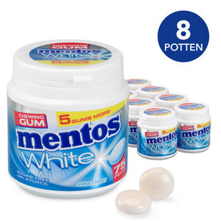 Mentos - White Sweetmint Gum 8 Stuks