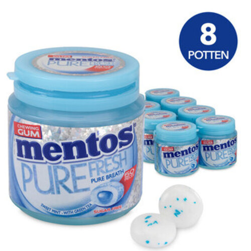 Mentos - Pure Fresh Sweetmint Gum 8 Stuks