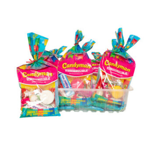 Candyman - Verrassingszakje 52 Gram 12 Stuks
