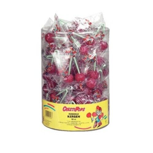 Crest - Dubbele Kersen Op Steel 50 Stuks
