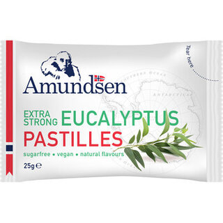 Amundsen - Pastilles Eucalptus 25 Gram 24 Stuks