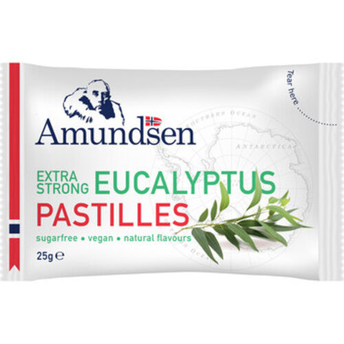 Amundsen - Pastilles Eucalptus 25 Gram 24 Stuks
