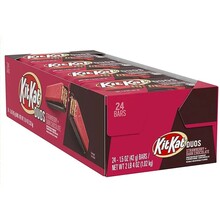 KitKat - Duos Strawberry Dark Chocolate Mint 42 Gram 24 Stuks