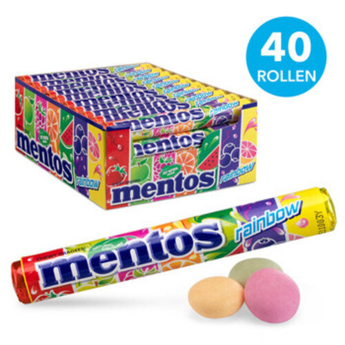 Mentos - Rainbow Rol 40 Stuks