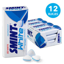 Smint - White Peppermint 50 Mints 12 Stuks