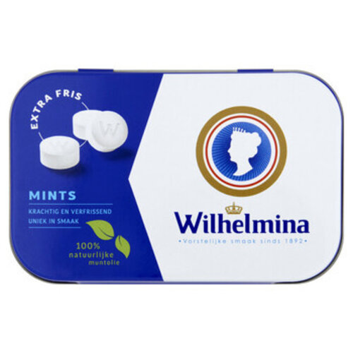 Wilhelmina - Mints Mint 50 Gram  6 Stuks