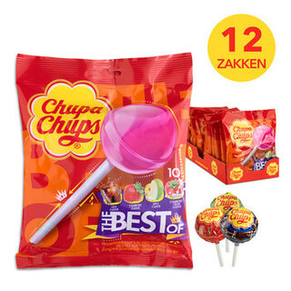Chupa Chups - Best Off 10 Lollies 12 Stuks