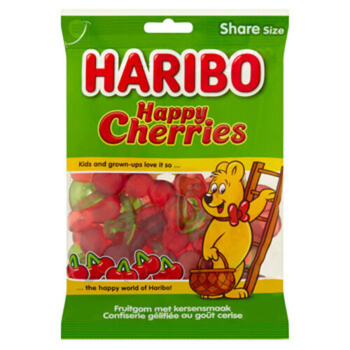 Haribo - Kersen 250 Gram 10 Stuks Haribo - Kersen 250 Gram 10 Stuks