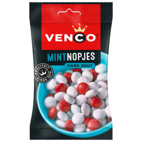 Venco - Mintnopjes 120 Gram 12 Stuks