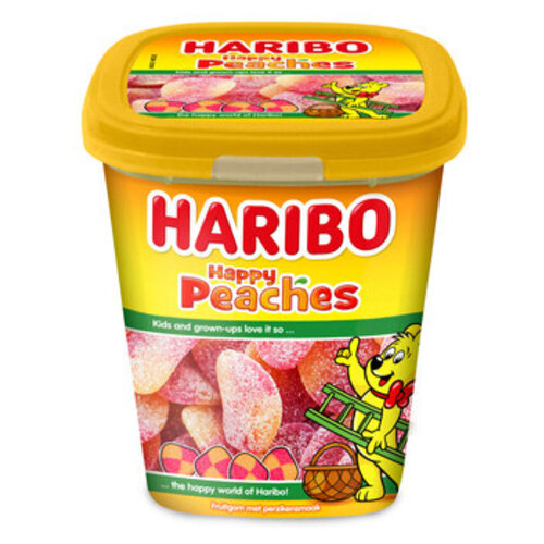 Haribo - Peaches Cup 190 Gram 12 Stuks