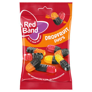 Red Band - Dropfruit Duo's 90 Gram 24 Stuks