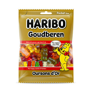 Haribo - Goudbeertjes 75 Gram 28 Stuks