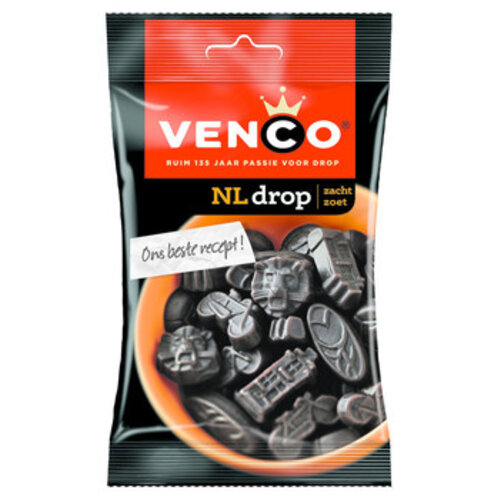 Venco - NL Drop 100 Gram 24 Stuks Venco - NL Drop 100 Gram 24 Stuks