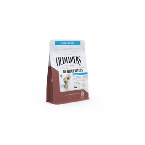 Oldtimers - Zoethout Rotsjes Suikervrij 100 Gram 12 Stuks