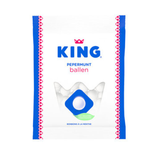 King - Pepermuntballen 250 Gram 12 Stuks