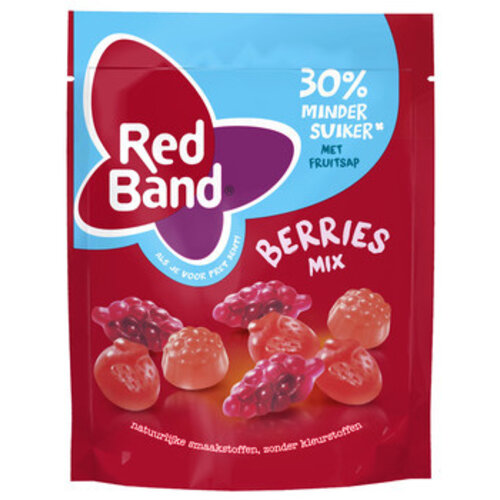 Red Band - Berries Winegum Mix 200 Gram 10 Stuks