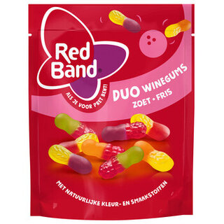 Red Band - Duo Winegums Zoet Fris 205 Gram 10 Stuks